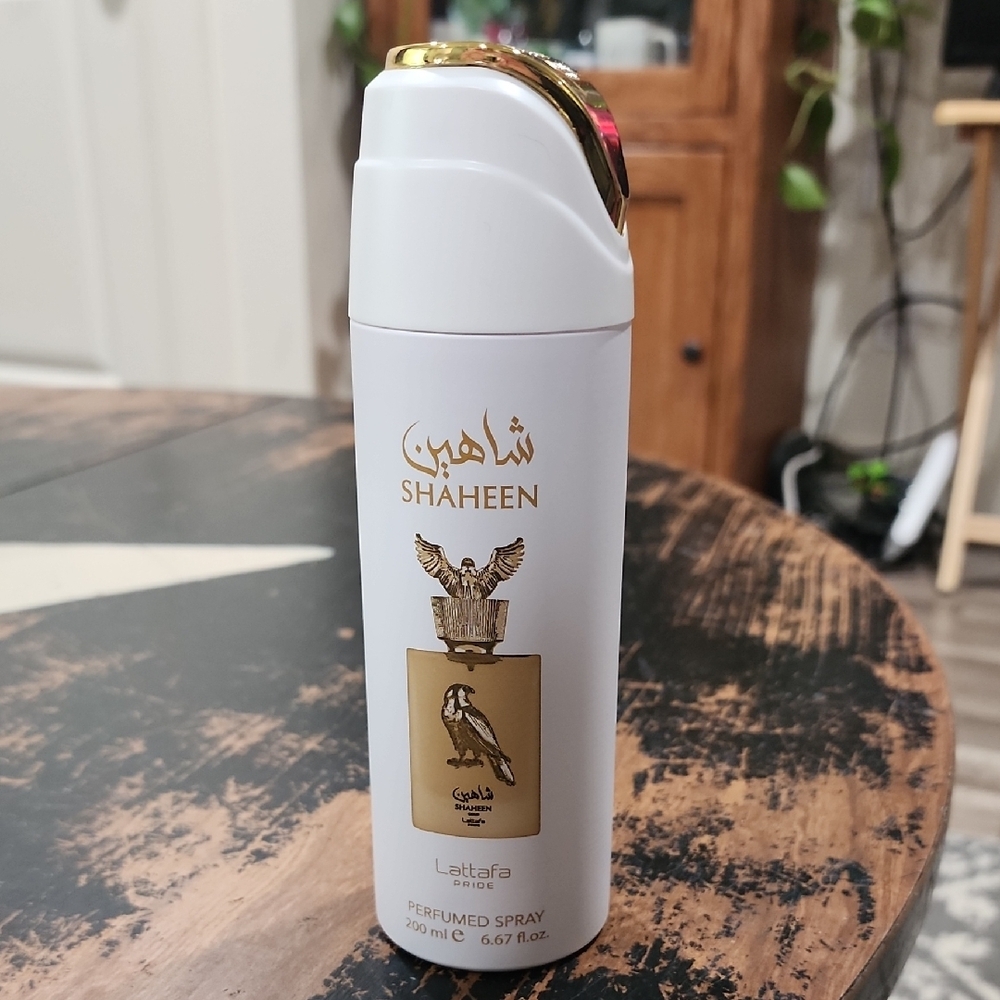 Lattafa Shaheen Gold Body Spray For Men